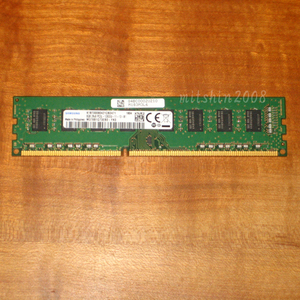 8GB 低電圧対応 Samsung PC3L-12800U(DDR3L-1600) 2Rx8 DIMM 240pin 動作確認済 クリックポストなら送料185円 [No.865]