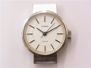 ◎ CITIZEN ◎　シチズン　special　スペシャル　レディース手巻き時計　4-682017　3針　本体のみ　稼働品　◎USED