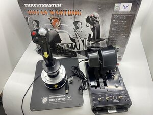 ■綺麗【THRUSTMASTER スラストマスター Hotas Warthog 米国空軍 A-10C 戦闘機 デュアルスロットルシステム レプリカジョイスティック 箱