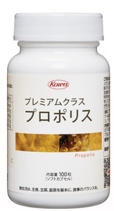 ＊Kowa コーワ　 プレミアムクラス　プロポリス 100粒 定価￥6,800　ミツバチが薬草や樹木の新芽などから生成し、巣の入り口に塗りつけた塊