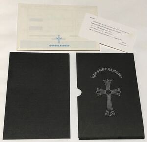 激レア 希少品 難有り 氷室京介×クロムハーツ グッズカタログ KYOSUKE HIMURO CHROME HEARTS 2003 送料無料！！　