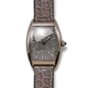 フランクミュラー FRANCK MULLER トノウカーベックス 1752QZ クォーツ 750WG K18WG レザー レディース 女性用 婦人用 腕時計 中古