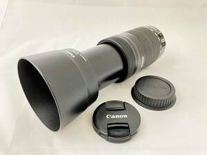 ◆外観美品・動作OK◆CANON ZOOM LENS EF-S 55-250mm 1:4-5.6 IS STM フード付◆#2404123