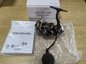 22 カルディアSW 4000-CXH ダイワ 1円スタート 未使用新品 DAIWA SWリール 送料無料 1スタ サーフ オフショア ジギング ルアー CALDIA