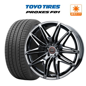 19インチ ホイール 8.0J 5穴 114.3 4本セット ロクサーニ ファルシオン TOYO プロクセス FD1 225/45R19 60プリウス アテンザ