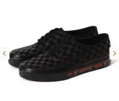 VANS × BEAMS BOY ブラックチェッカー AUTHENTIC 24㌢