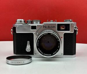 # Nikon S3 フィルムカメラ レンジファインダー ボディ NIKKOR-S F1.4 5cm レンズ シャッターOK 動作確認済 ニコン