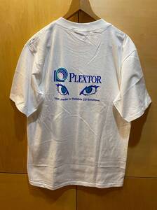 ビンテージ PLEXTOR Tシャツ プレクスター 企業 古着 USA製 メンズ L 白 デッドストック