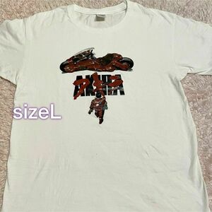 ギルダン　半袖Tシャツ　アキラ　AKIRA プリント　メンズL