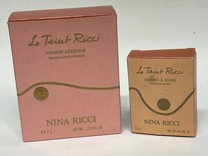 コスメ　2　★　NINA RICCI/ニナリッチ　　TRANSLUCENT POWDER　7g/POWDER BLUSH　1.5g