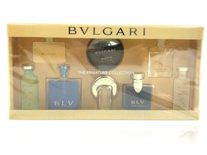 未使用　フィルム未開封　ブルガリ　BVLGARI　ミニチュアコレクション　THE MINIATURE COLLECTION　5ml×7・4ml×1　8本セット　YK-5525