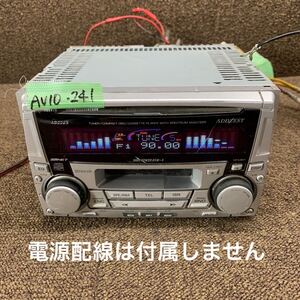 AV10-241 激安 カーステレオ ADDZEST clarion ADZ525 PA-2501A 0076297 カセット FM/AM プレーヤー 本体のみ 簡易動作確認済み 中古現状品