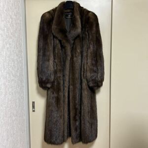 《301》★ BALENCIAGA ★ RUSSIAN SABLE ★ SOBOL ★ 122cm バレンシアガ ロシアンセーブル ソボル 最高級 超希少 ロング 毛皮 美品 コート