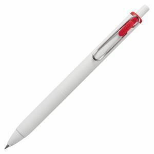 【新品】（まとめ）三菱鉛筆 ゲルインクボールペン ユニボール ワン 0.5mm 赤 （軸色：オフホワイト） UMNS05.15 1本 【×50セット】