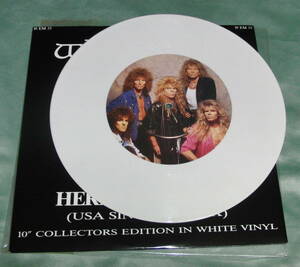 10inch Collectors Edition Whit Vinyl：WHITESNAKE ホワイトスネイク／HERE I GO AGAIN [USA Single Remix]