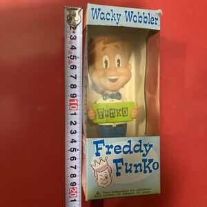 新品当時物フレディ君 Freddy FUNKO ボビングヘッドWackyWobblerバブルヘッド フレディ マッコイ　フリーホイーラーズ 東洋ウエアハウス 