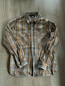 at last&co アトラスト チェック ネルシャツ 15 1/2 butcher products timeworn clothing