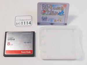 ◆カメラ1114◆ コンパクトフラッシュ（CFカード）8GB SanDisk サンディスク Used ～iiitomo～