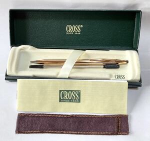 【美品】 CROSS クロス 旧ロゴ クラシックセンチュリー 14金張 ボールペン ヴィンテージ 純正リフィル付き