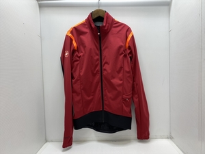 ★★カステリ CASTELLI アルファロス 2 ALPHA RoS 2 JACKET サイクルジャケット Lサイズ 赤系