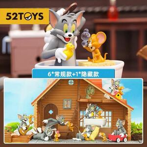 52TOYS TOM&JERRY トムとジェシー　2022年最新　お友達と一日　フィギュア　6ピース入り