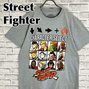 Street Fighter ストリートファイター キャラTシャツ 半袖 輸入品 春服 夏服 海外古着 ゲーム キャラクターセレクト 格闘 コマンド 236