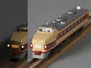 ”KATO 181系 特急形電車 クハ181（クハ181-56） 品番412 / ヘッド・テールライト点灯 ケース付 / Nゲージ　①