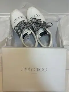 JIMMY CHOO ホワイト スニーカー