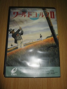 箱のみ ワールドゴルフⅡ PC-88 中古品 エニックス ENIX