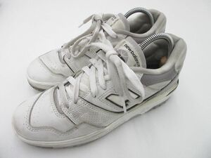 New Balance ニューバランス 550 PWA ローカット スニーカー size23.5/白 ■■