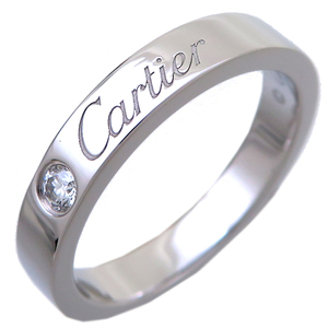 ［銀座店］CARTIER カルティエ #46 Pt950 ウェディング ダイヤモンド リング・指輪 Pt950プラチナ 6号 レディース DH80354