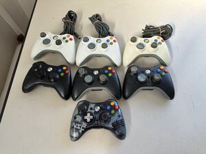 XBOX360 /Microsoft コントローラー　　計7台　 11/22 動作未確認