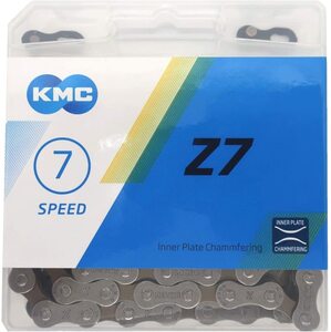 ケイエムシー KMC Z7 チェーン 7S 7速 7スピード用 114Links Gray Brown グレー ブラウン 自転車