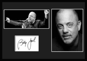 10種類!Billy Joel/ビリー・ジョエル/ロック/ポップ/サインプリント&証明書付きフレーム/BW/モノクロ/ディスプレイ(1-3W)