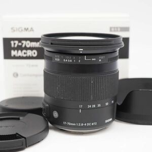 ■並品■ SIGMA 17-70mm F2.8-4 DC MACRO OS HSM Contemporary C013 Canon EF-Sマウント 183035