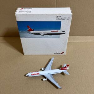 ■herpa Wings 1/500 スイス航空 MD-11【中古品】■swissair