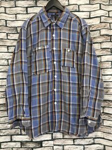 極美品★Engineered Garments エンジニアードガーメンツ★23AW WORK SHIRT HEAVY TWILL PLAID ヘヴィツイルコットンプレイドチェックシャツ