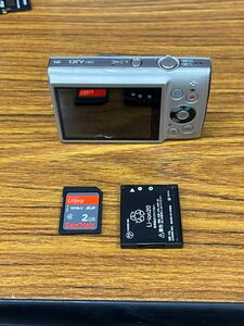 キャノンCANON IXY140 デジタルカメラバッテリー＋SDカード2GB付き　動作品