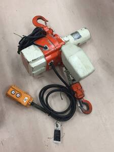 【中古品】KITO キトーセレクト チェーンブロック 480kg 単相AC100V ED48ST 電動ウィンチ /ITMJX87US9I8