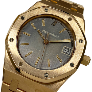 オーデマ・ピゲ AUDEMARS PIGUET ロイヤルオーク 14790OR/O/0789OR03 ブラック K18PG 腕時計 メンズ 中古