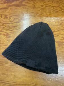 【KIJIMA TAKAYUKI/キジマタカユキ】KNIT CAP BLACK MADE IN JAPAN コットン アクリル ニットキャップ ユニセックス 帽子