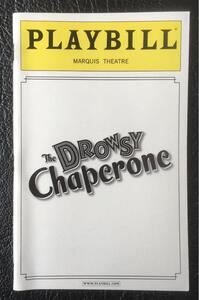 ミュージカルPLAYBILLプレイビル The Drowsy Chaperoneドロウジー・シャペロン2007年11月ブロードウェイ