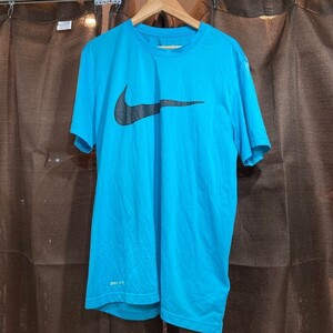 Y508 NIKE ナイキ DRI-FIT Tシャツ 半袖Tシャツ ロゴプリント ドライフィット スポーツ アウトドア レジャー サッカー 速乾 ランニング