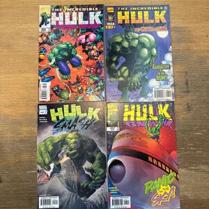 a0812-17.洋書 incredible hulk ハルク 他 アメコミ 当時物 まとめ MARVEL マーベル American comics SF collector 趣味 movie