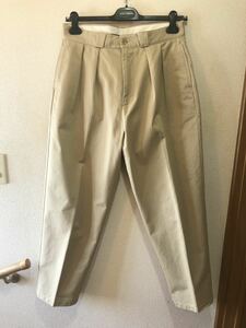 bernard zins ベルナールザンス chino タック チノパン 40 neat ニート