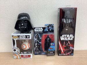 ◯営KU025-A9T60【埼玉発】STAR WARSグッズ4点売り ダースベーダー BB-8 12インチフィギュア ベーシックフィギュア 現状品