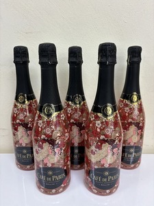 ★未開栓★ カフェ ド パリ スパークリングワイン ルージュ センセーション ベリーニ ピーチ 750mL 5点 直接お渡し歓迎 BMK578457大