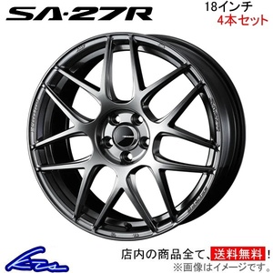 ウェッズ ウェッズスポーツ SA-27R 4本セット ホイール クラウン 180系 0074218 weds ウエッズ WedsSport SA27R アルミホイール 4枚 1台分