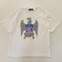 CIA 前面プリントミリタリー Tシャツ ホワイト Fサイズ