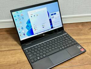 【HP ノートパソコン】ENVY x360 13 タッチパネル Ryzen 3 3300U メモリ8GB SSD256GB